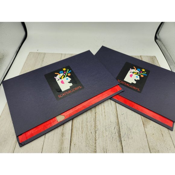 Vintage 1988 Scattergories Game Replacement Boards papers lists set of 2 - Picture 2 of 10